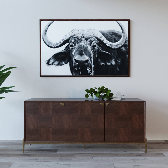 Mercury Row® Gerrity 71'' Solid Wood Sideboard & Reviews Wayfair